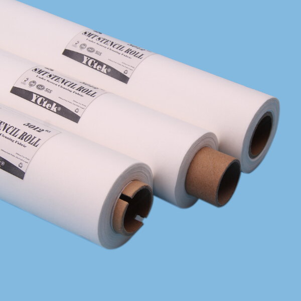 55% Cellulose+45% Polyester Laminated Nonwoven SMT Cleaning Wipe Stencil Roll