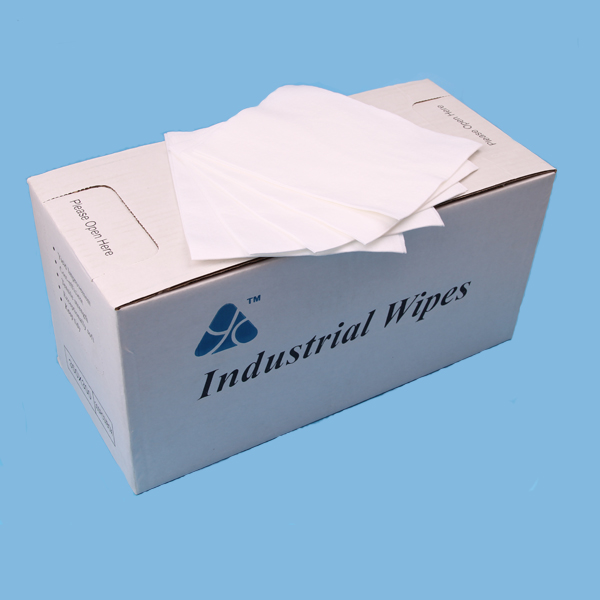 55% Cellulose 45% Polyester Spunlace Nonwoven Fabric Lint Free Cleaning Cloth