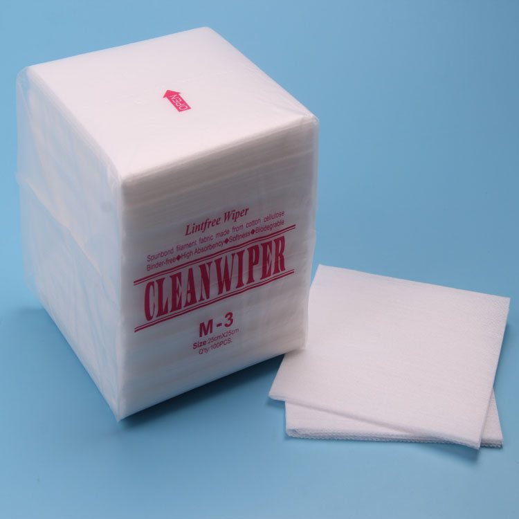 70%Viscose 30%polyester lint free Electronic industry M-3 Cleanroom protection
