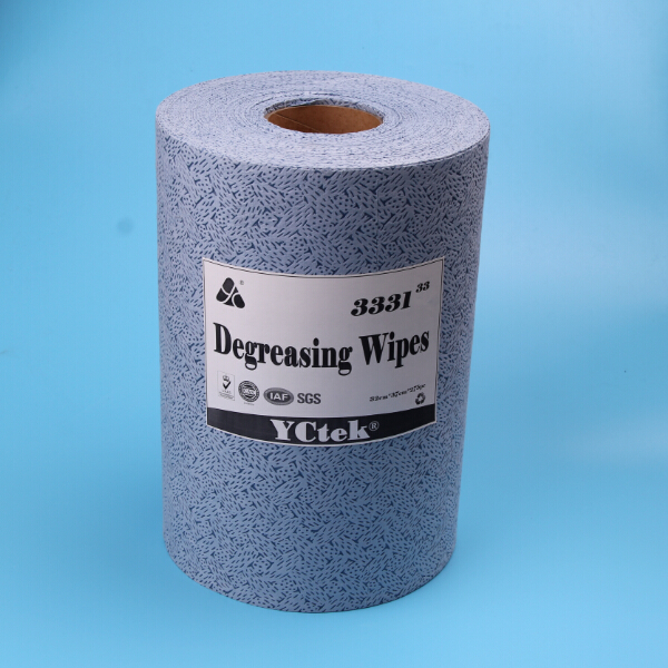 양각 된 Extra Oil Absorbent Non Woven Degreasing Wipes
