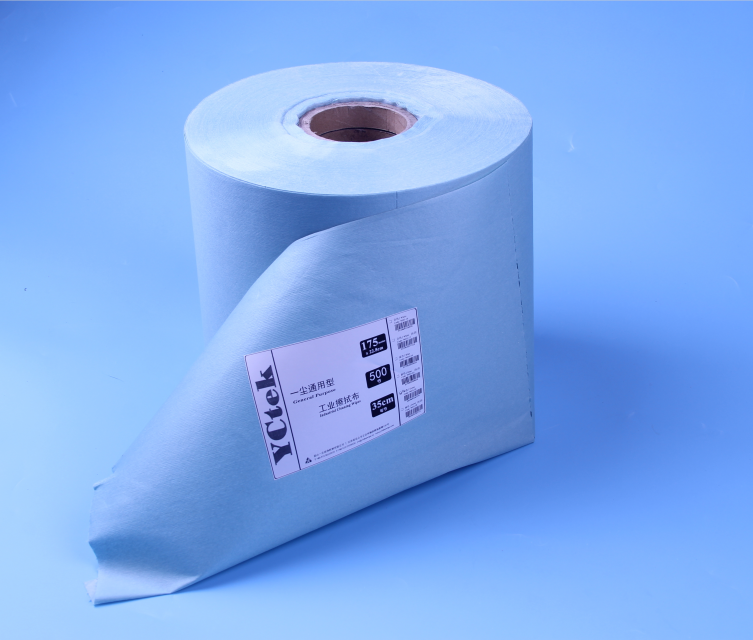 스펀 레이스 비 짠 린트 프리 산업용 닦는 롤