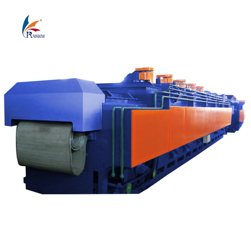 Continuous protective atmosphere heat treatment furnace