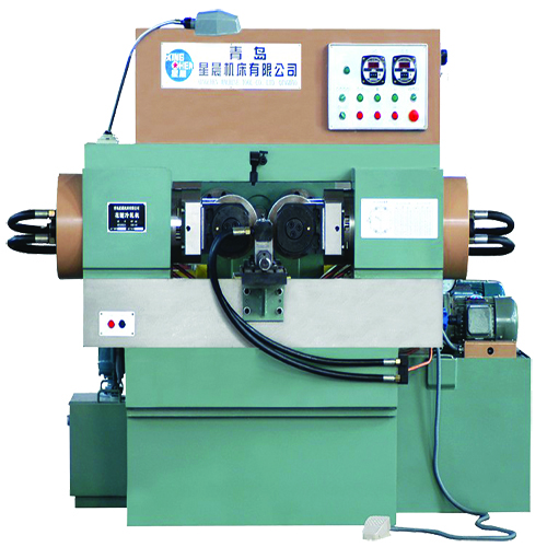 Round die rolling machine