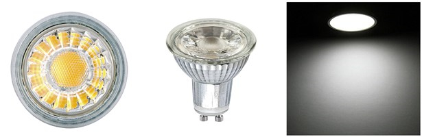 GU10 COB glass LED spotlights china