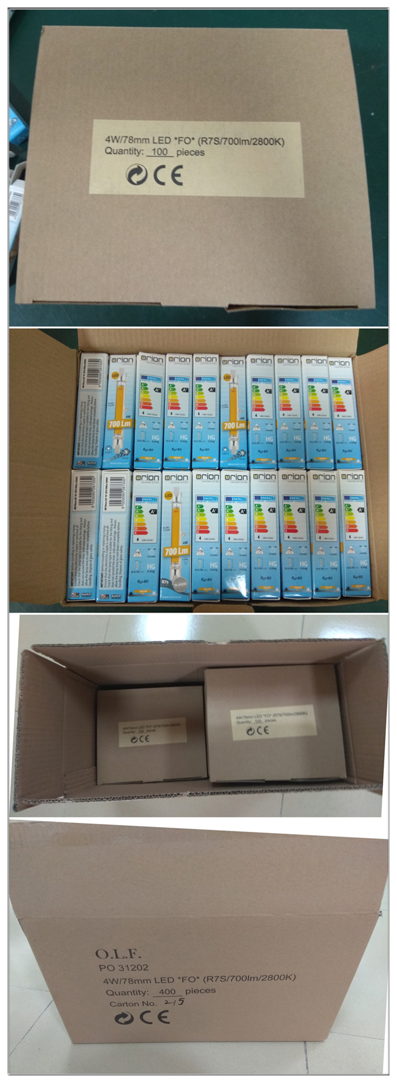 China R7S Glass LED Tube Lamp Manufacturer