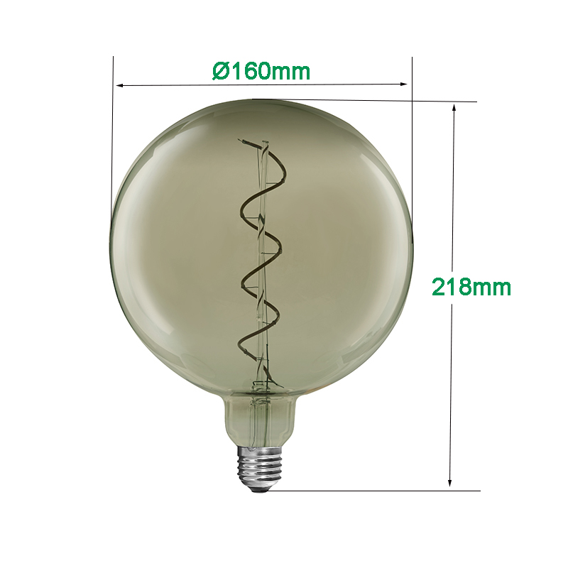 160mm riesige LED Spiralkugel Glühbirnen