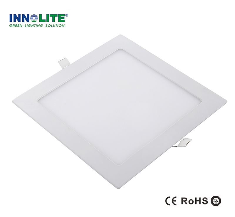 18W Slim Square Inbyggda LED-panel downlights Dimbar