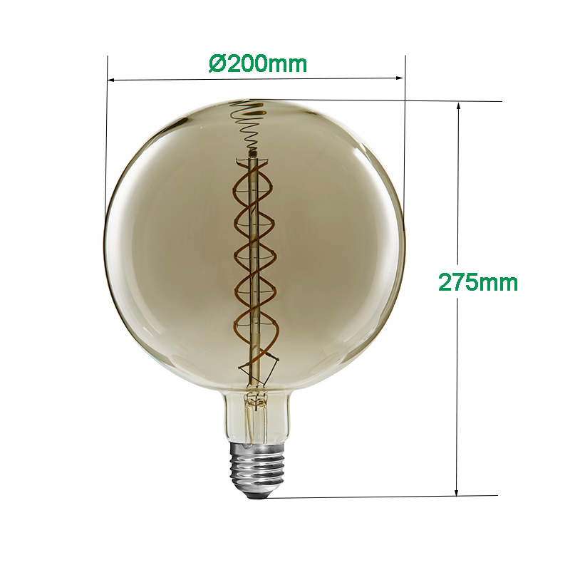6W G200 FLEX DS LED Filamento bombillas