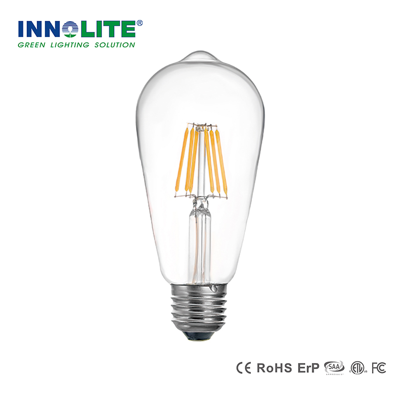 75W Incandescent Equivalent ST64 Style LED Filament Bulb