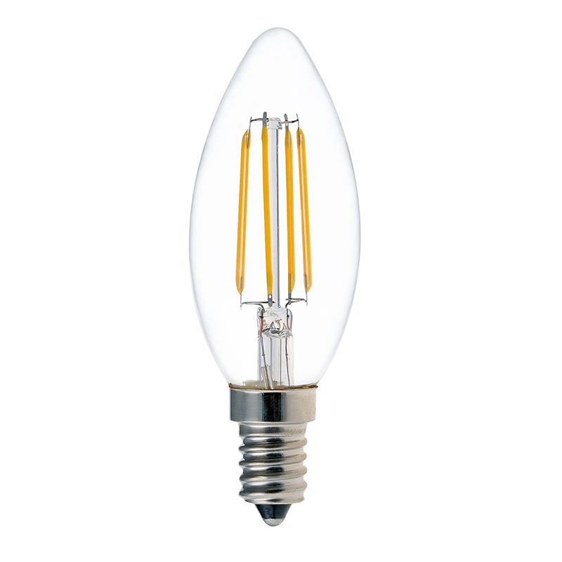 C32 4W candle filament LED bulbs