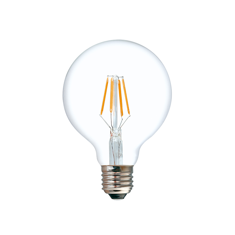 Dimmable LED G125 Filament Light Bulb 4W