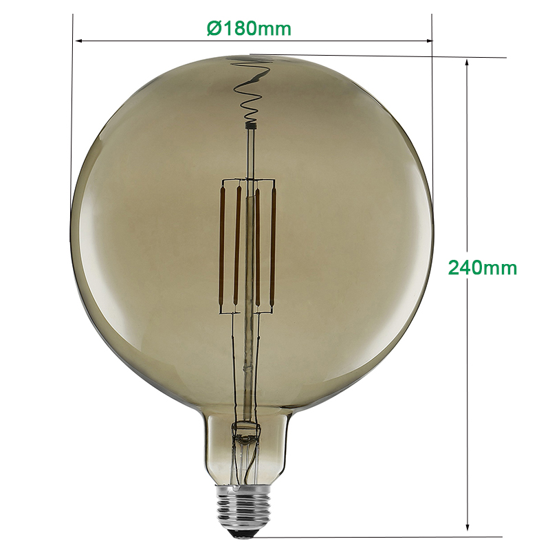 G180 6W Grote decoratieve LED Globe gloeilampen