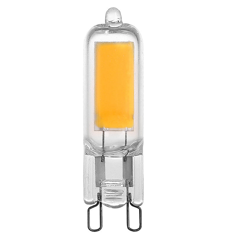 G9 Ampoules à LED pleine verre 3.5W COB, 35W équivalent halogène G9 de remplacement