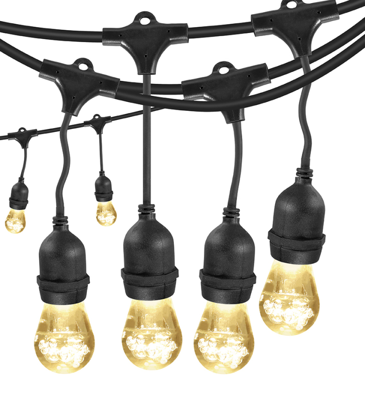 LED Crystal Bubble Ball String Lights estilo EU 1.5W