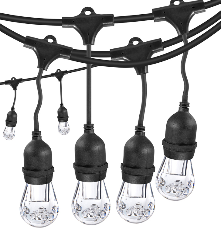 LED Crystal Bubble Ball String Lights estilo EU 1.5W