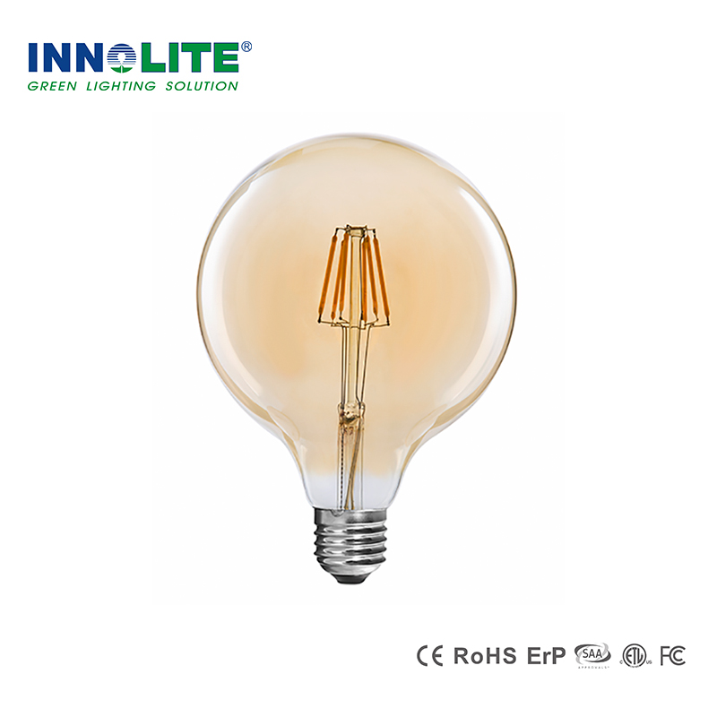 Lâmpadas LED de filamento Globo G80 6W