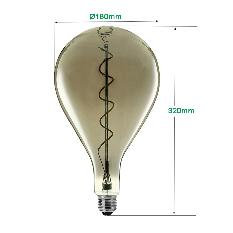 P180 Gigante flexível LED Filamento Lâmpadas 4W