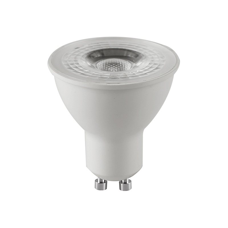 Plastic aluminum COB GU10 LED Spotlights 6W