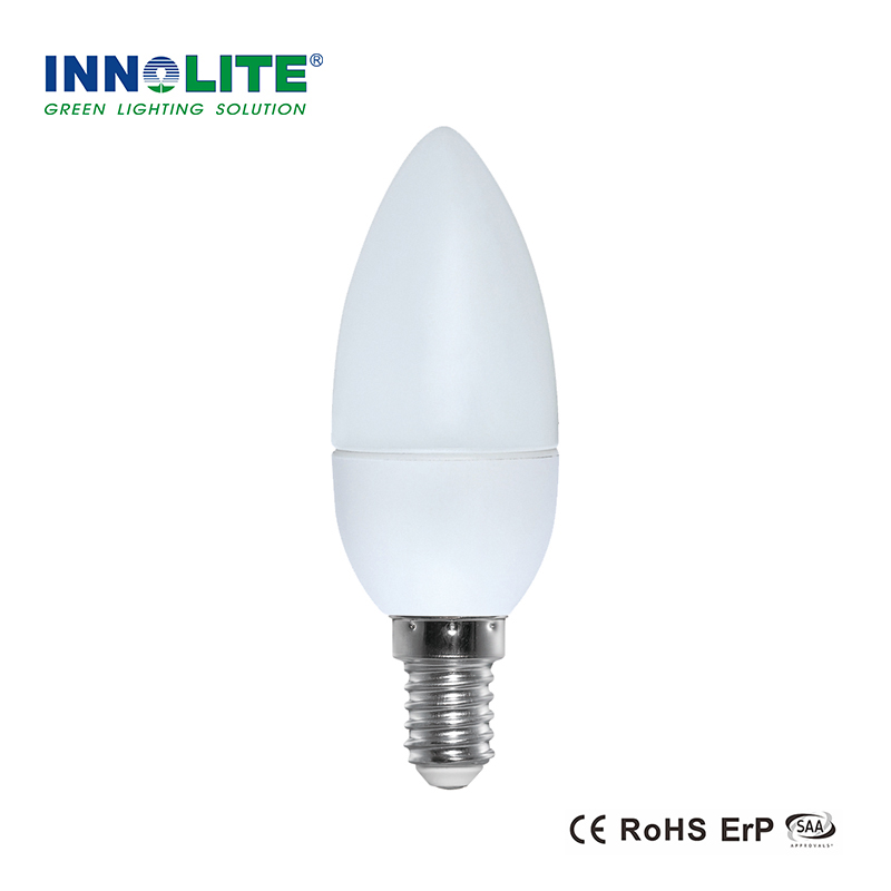 Kunststof beklede aluminium C37 dimbare LED kroonluchter licht 5W