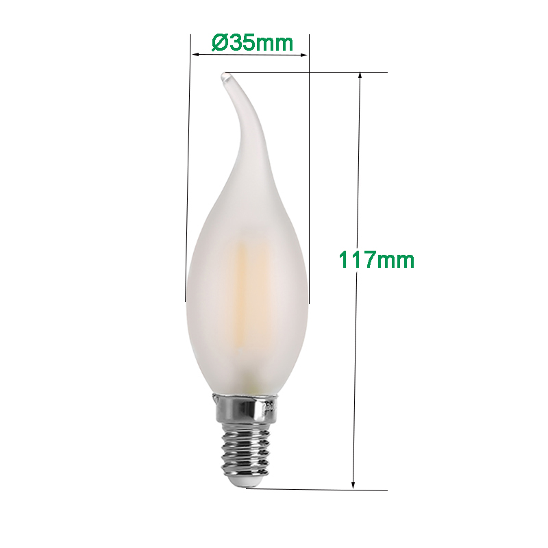 Świeca żarowa CA35 LED Tailed 4W