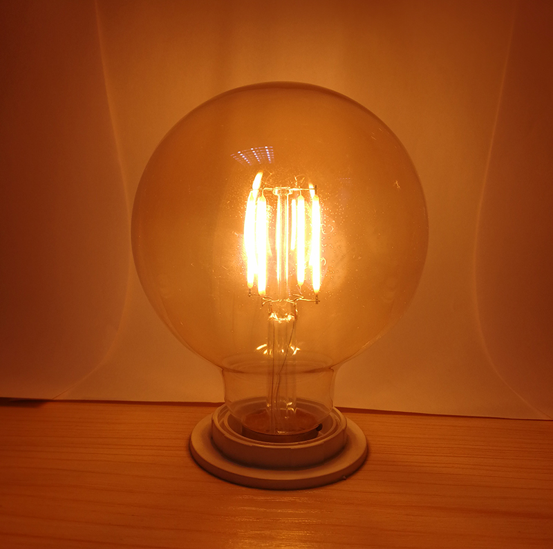 Vintage G80 4W LED filament light bulbs