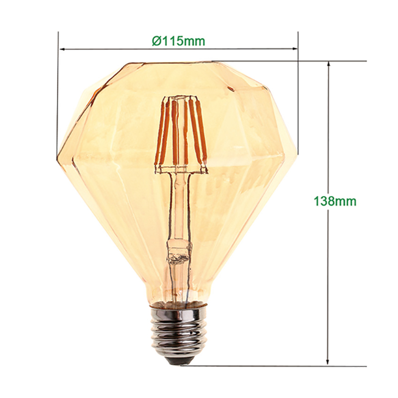 Fornecedor de lâmpadas de filamentos de diodo emissor de luz vintage, fabricante de lâmpadas de filamentos LED