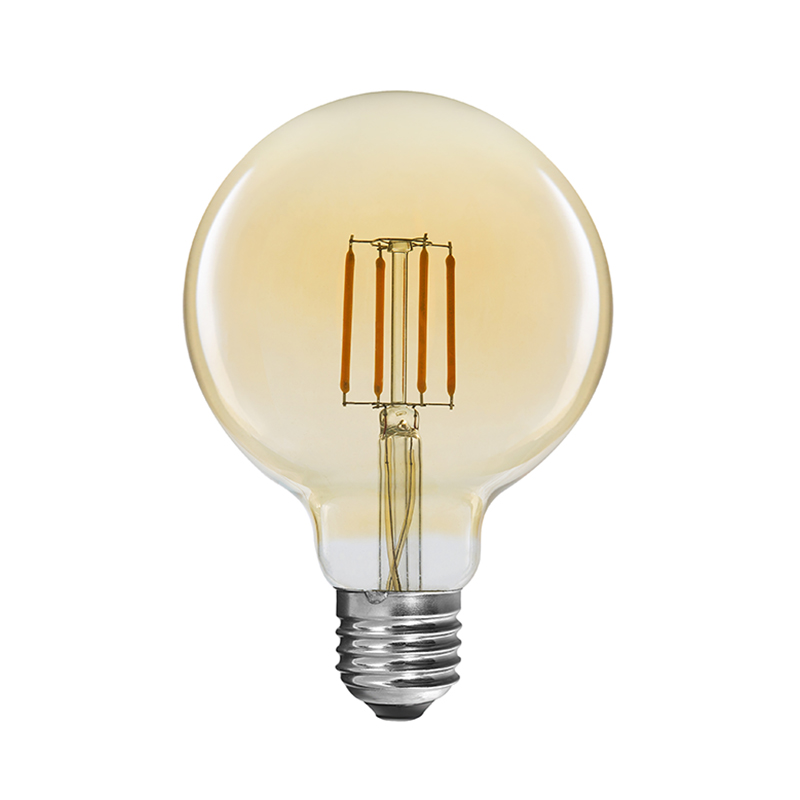 Vintage globe LED light 125mm 4W