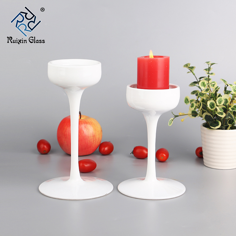 Black metal candle holders