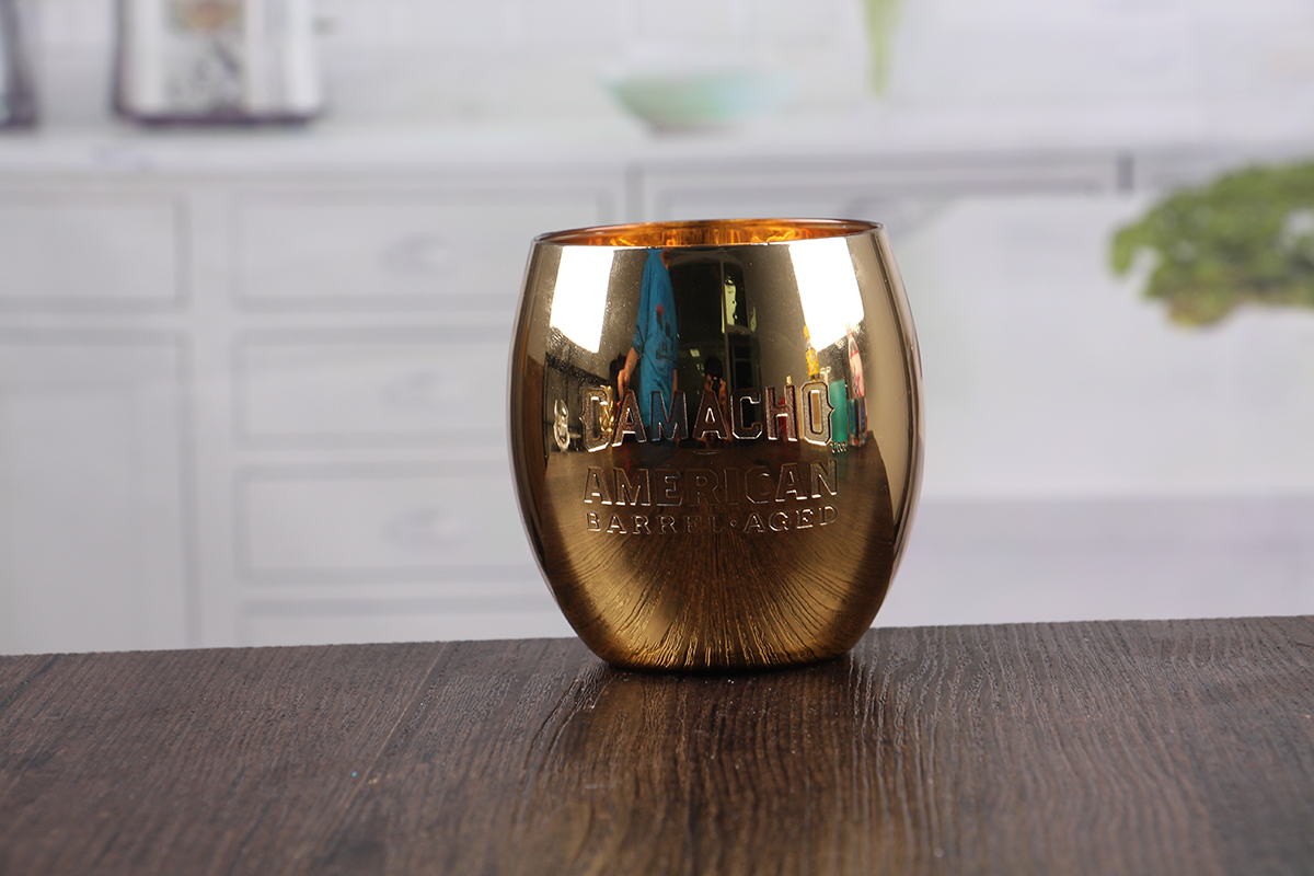 Golden decorative candlestick