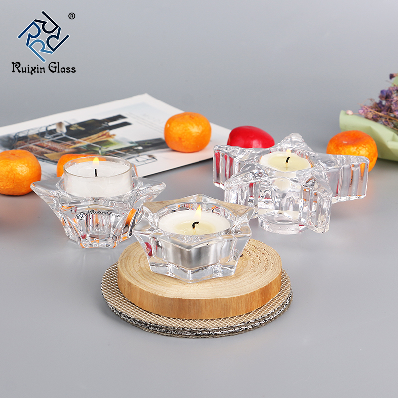 glass candle cup