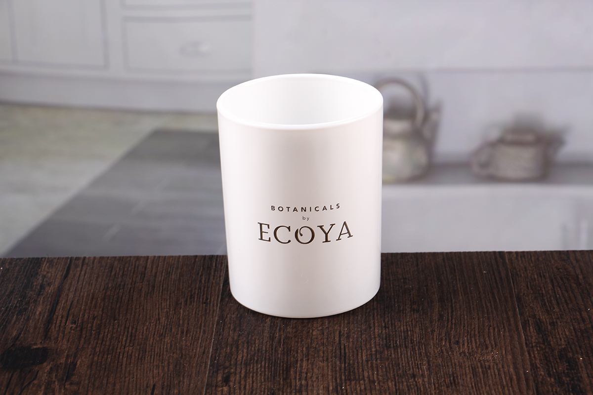 White votive candle holders