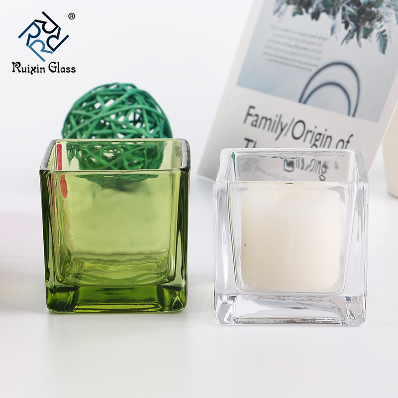 Decorating glass candle holders