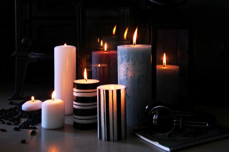 High quality glass candle holder Fair in HongKong