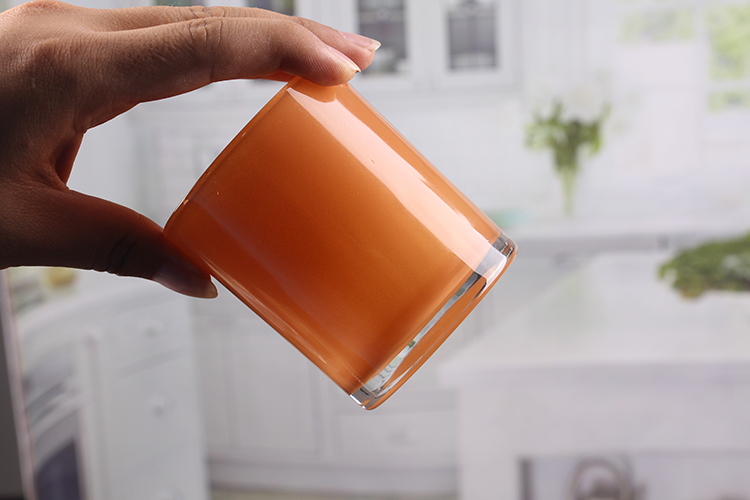 Orange candle holders