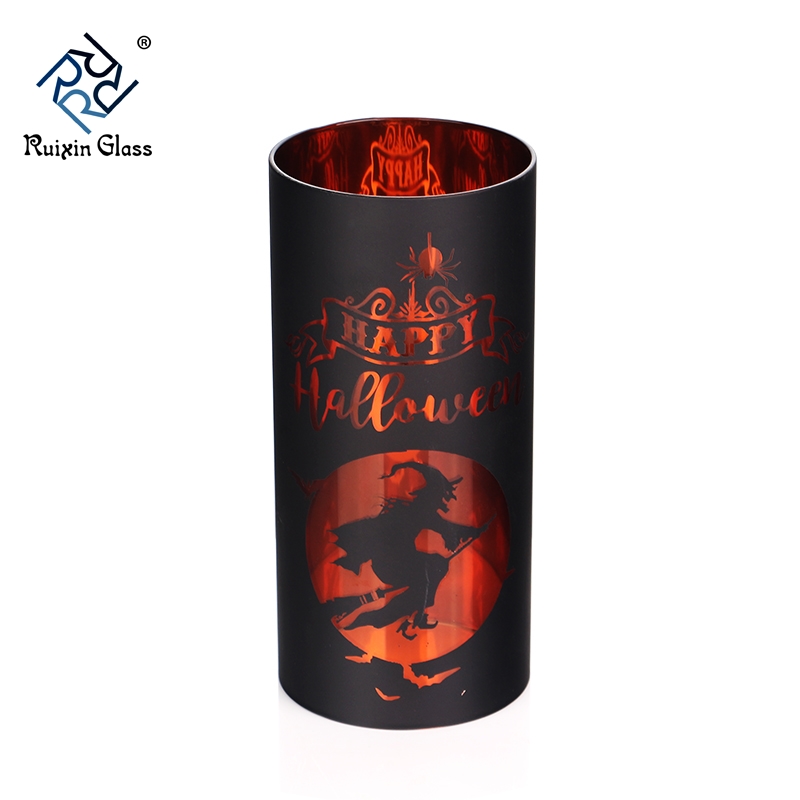 Hand painted candle holder