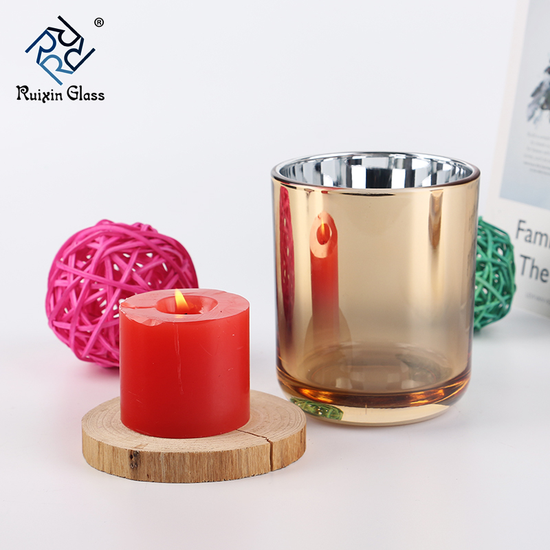 Golden candle holders