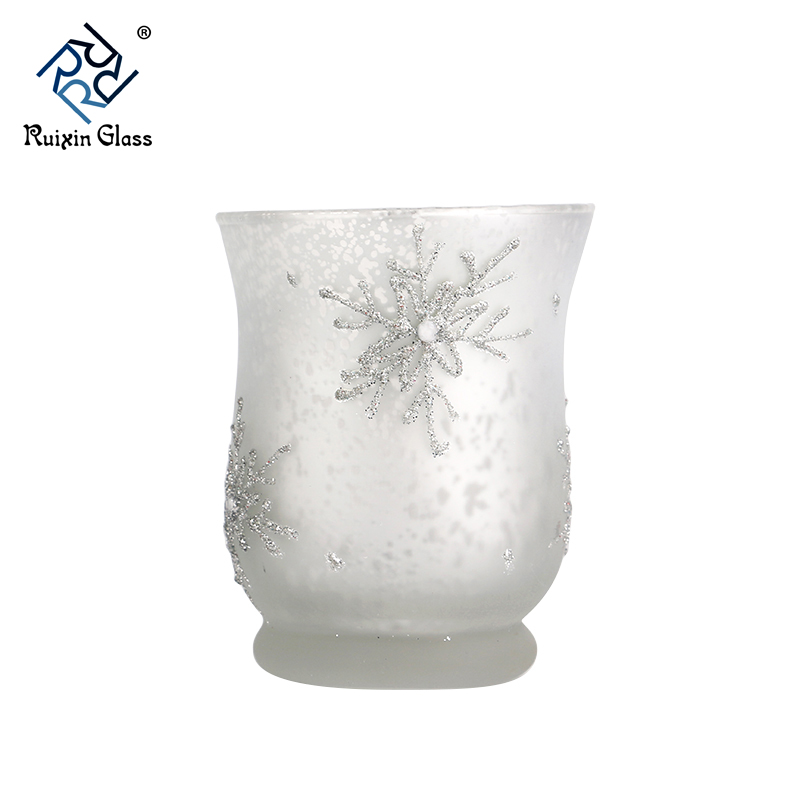 Colored ceramic candle holders