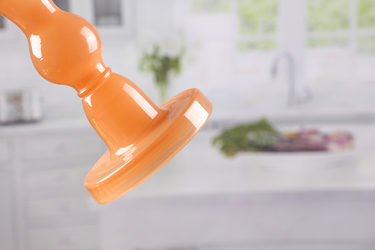 Glass tea light candle holder