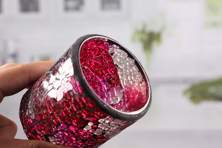 Mosaic candle holder