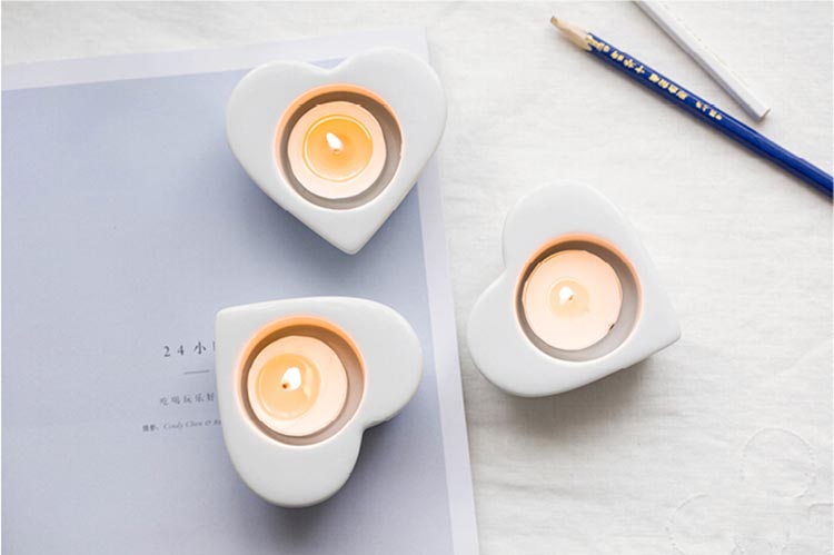 Heart shaped Candle holder