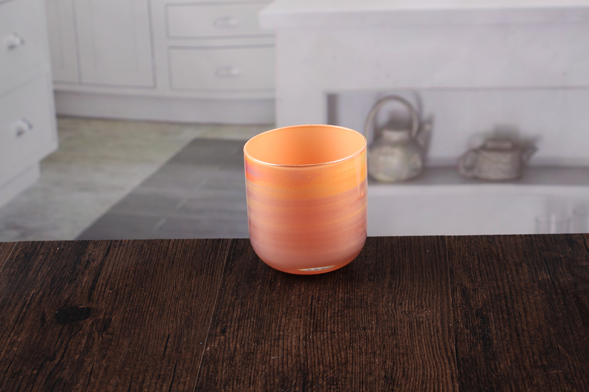 Glass candle coasters