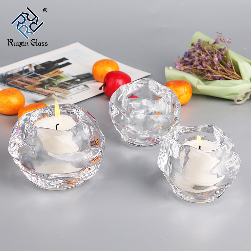 crystal candle holders