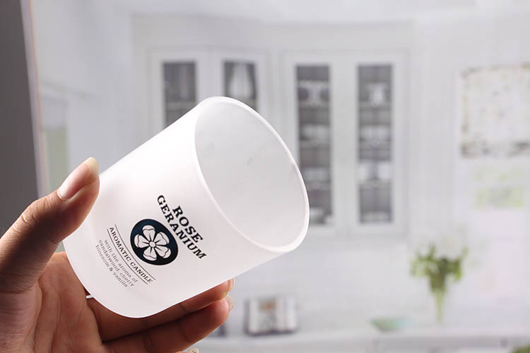 White votive candle holder