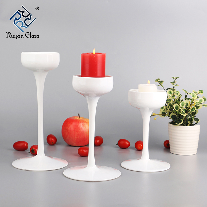 Black metal candle holders