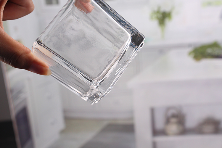 Clear glass tealight holders