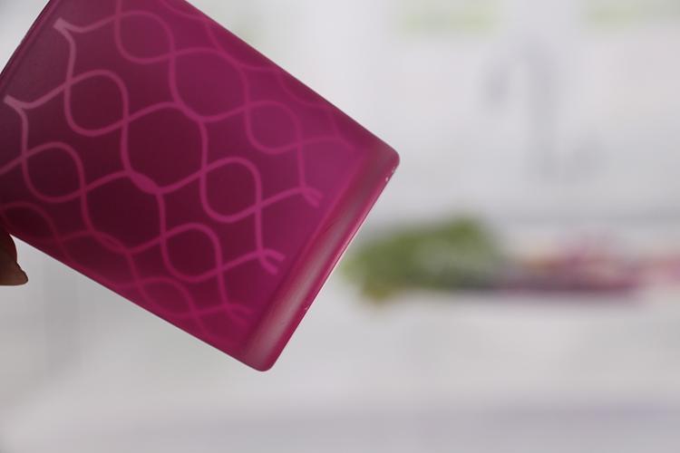 Red candle holder set