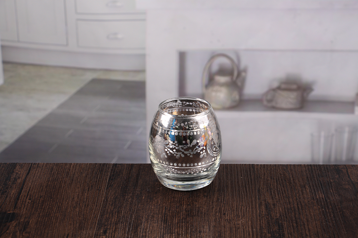 Silver candle holders