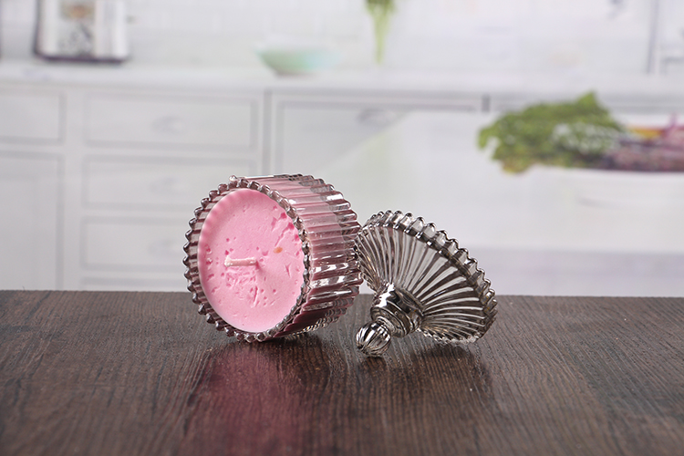 Candle holders with dome lids