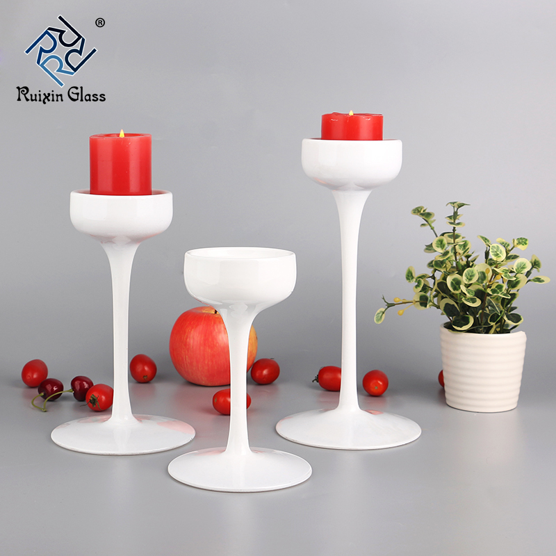 Black metal candle holders