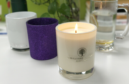 make candle holders out of flammable material